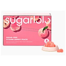 올가 간식 슈가로로 무설탕 비타민 구미 복숭아 360g(45g (360g) 탕비실 회사 어린이 성인 캠핑 차박 홈파티 영화 선물, 15개