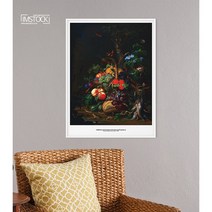 아이엠스톡 인테리어 액자 Stillleben mit Fruchten 정물 a008 캔버스액자, 화이트원목