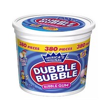 Dubble Bubble 더블버블 풍선껌 메이저리그 1.71kg 380개입 대용량, 1개