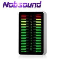 Nobsound 듀얼 채널 LED 사운드 레벨 미터 도트 매트릭스 스크린 디스플레이 스테레오 음악 스펙트럼 Visualizer 홈/카 오디오 분석기