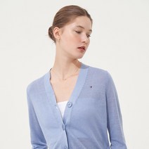 타미힐피거 텍스처드 브이넥 가디건 (T22C3KCD100WT2DYB)