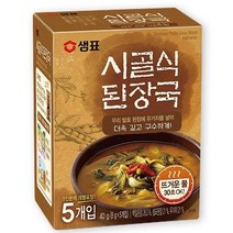 샘표 시골식 된장국 5p, 40g, 7개입