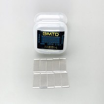 MTL 히팅 메쉬 코일 코튼 퓨즈 NI80/316L/A1 저항 와이어 제우스 X 메쉬/버서커 v3/키린 M 프로용 10 팩, 09 NI80 0.16