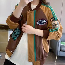 야구 코트 여성의 새로운 봄과 가을 비행 재킷 탑