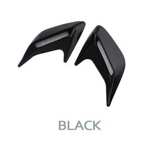 자동차 스티커 BMW e46 e39 e36 아우디 a4 b6 a3 a6 c5 르노 더 스터 라다 그란타 자동차 샥스핀 그릴 벤트, 01 2개 Black