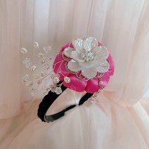 루앤나 한복 머리띠 유아 여아 호박배씨 족두리