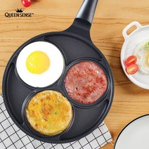 퀸센스 3구에그팬 인덕션겸용 후라이팬 멀티팬, 서군홈박사 Q3구에그팬24cm