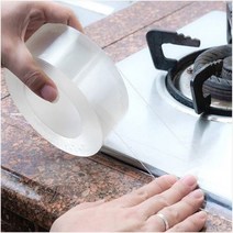 만능 방수 테이프 다용도 실리콘 욕실주방 곰팡이 오염방지 화장실 싱크대모서리 접착식 투명 가스레인지 깔끔 3EA / 5EA, 30mm x 3M 5EA(118-5274)