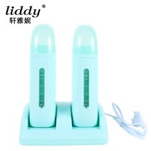 2인승 왁스 제모 롤러 워머 히터 휴대용 기계, 06 green US plug