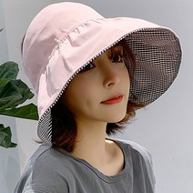 로지 파스텔 돌돌이 썬캡 모자