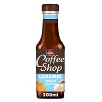 독일 슈바르타우 카라멜/바닐라 시럽 무설탕 Schwartau 200ml 4병 세트, 카라멜 무설탕 200ml 4병