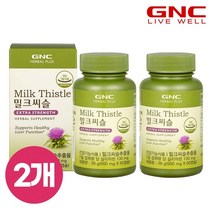 [KT알파쇼핑][GNC] 밀크씨슬 (60캡슐) 1개월분x2병, 상세페이지참조