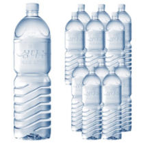 제주 안전한 삼다수 2L 또는 500ml 물배달 생수 광동제약 물 무라벨 심다수, 2리터 노라벨 48병