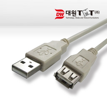 [KT알파쇼핑]대원TMT USB 연장케이블(암-수) 3M, 대원TMT USB 연장케이블[암-수] 3M
