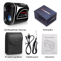 레이져 골프 거리 측정기 줄자 golf rangefinder leather bag, 검은 가방과 lx7