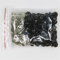 믹스 컬러 플라스틱 눈 아미구미 인형 장식 액세서리 8mm/10mm 100 개 Diy 키트 공예 테디 베어 안구, 04 brown_01 8mm 100pcs