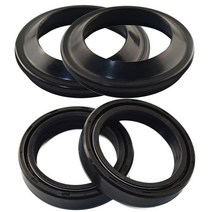 AHL 오토바이 프론트 포크 댐퍼 오일 씰 먼지 (46*58*11) BMW 베타 가스 용, 03 Dust and Oil seal