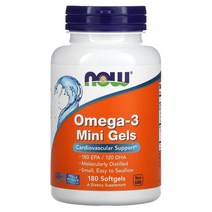 Now Foods 나우 푸드 (나우푸드) 오메가3 미니 젤 EPA 180/DHA 120 소프트젤 180정 142645