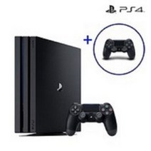 SONY PS4 프로 플스4 PRO 7218 1테라 블랙 신형 - 추가 듀얼쇼크 2인셋 밀봉 새제품, PS4 프로 플스4 PRO 7218 1테라 블랙 + 추가 듀얼쇼크