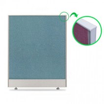 가구샘 PVC 파티션 H1200 원톤 밝은프레임 OG1050ca, H1200xW800_PW502
