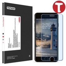 탑쿠 시력보호 강화유리필름 아이폰7 1+1 초특가, 탑쿠 시력보호 강화유리필름 아