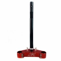 유니버설 CNC 27mm 오토바이 조향 스쿠터 프론트 쇼크 칼럼 야마하 혼다 스즈키 디오 RSZ, 06 30mm red