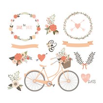 티셔츠 스티커 의류 3D전사지]자전거여행 054 열전사지, 1개