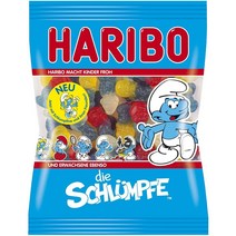 하리보 다이 스머프 스몰 구미 젤리 100g