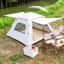 요우니 원터치 방수 텐트 3-4인용, 3-4인횽