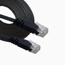 CAT6 랜케이블3M 허브 평면선 서버 기가랜 인터넷연결, 단품