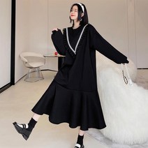 영애씨옷장 빅사이즈 겨울 원피스 브이라인 원피스 no. 618