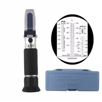 4 in 1 atc 굴절계 부동액 냉각수 테스터 adblue 엔진 유체 프로필렌 에틸렌 글리콜 감지기 car clean battery test, 협력사, 상자가 있는 모델 1
