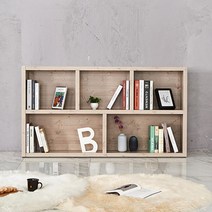 복도 낮은 선반 책장인테리어 소품 진열 원목 사무용수납장 거실장 수납, 메이플화이트