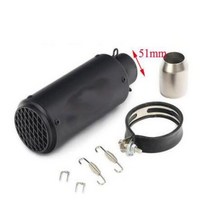 51mm 60mm 범용 오토바이 레이싱 배기 이스케이프 수정된 더트 핏 자전거 머플러 R1 R3 R6 S1000RR CBR600RR CBR1000RR, K Laser