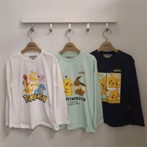 오후(OHOO) 경산점 22년 봄 3가지 색상 공용 포켓몬 티셔츠