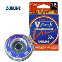 선라인 브이 하드 카본목줄 50m, 3.5호
