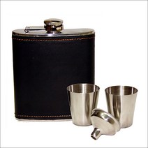 Lanciano 힙플라스크 HF-7230, 1세트, Black(HF-7230)