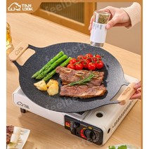 안성주물그리들 무쇠 솥뚜껑불판 삼겹살 가정용 고기불판 바베큐그릴 주물팬 인덕션 대형, B.[소형]화이트