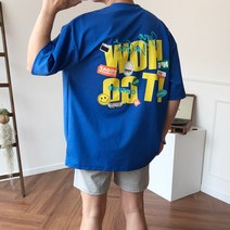 오버핏 하우잇고 분또 반팔티셔츠 3color