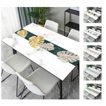 방수 대형 식탁매트 복유럽 테이블패드 인테리어 멋스런컬러인테리어 미끄럼방지 프랑스 런던, 80x140cm, HOLO, 80x140cm_HOLO, 본상품선택