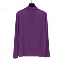 컬러풀 반목 실키 긴팔티