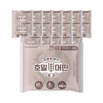 프로틴어스 고단백 호밀 머핀 초코 프로틴 밀가루무첨가, 초코 65g x 20개