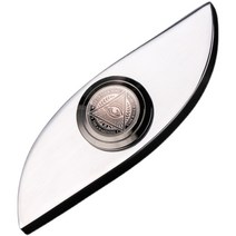 고급 메탈 피젯 스피너 EDC 회전 핑거토이 장난감, Eye of Power  스텐  오로라 실버