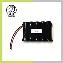 PORESO 6V AA 600mAh Line 니카드 Ni-CD RC 배터리