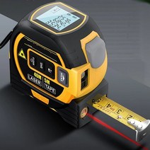 3IN1 스마트 레이저줄자 부피 면적 측정 레이저라인 디지털자 수동줄자 거리 측정기, 1개
