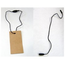 택고리 텍끈 택실 행택끈 택끈 택줄 태그줄 라벨끈, 택 고무줄 20cm 은색(약200줄)