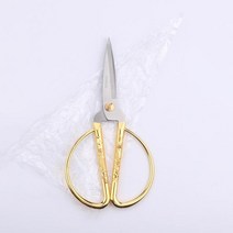 원단재단기 고무 시트지 종이 천 핸드 커터 커팅기 스테인레스 스틸 바느질 골드 가위, 7.5인치