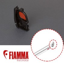 F45s 딥블랙 리드바 앤드캡-오른쪽 캠핑카 카라반 모터홈 RV 차박용 어닝부품 어닝전면패널 프론트패널 교체부품 수리용품, 1개