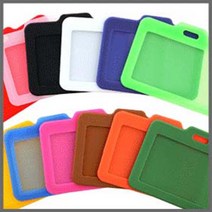 실리콘사원증케이스, 볼케이노 세로형, 1개