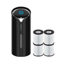 무배 불스원 공기청정기 블랙 필터 총 4개 멀티액션 플러스 차량용 미세먼지제거, 차량용 공기청정기 총 4개